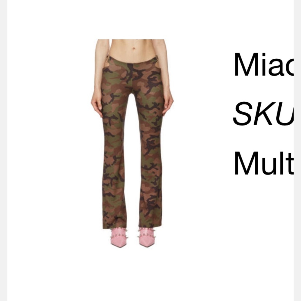 MIAOU camouflage pants